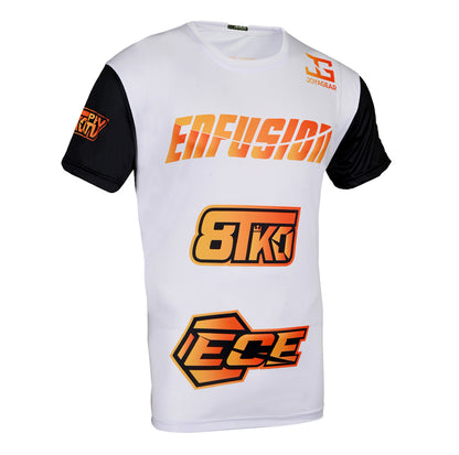 Enfusion Wit/Zwart T-shirt