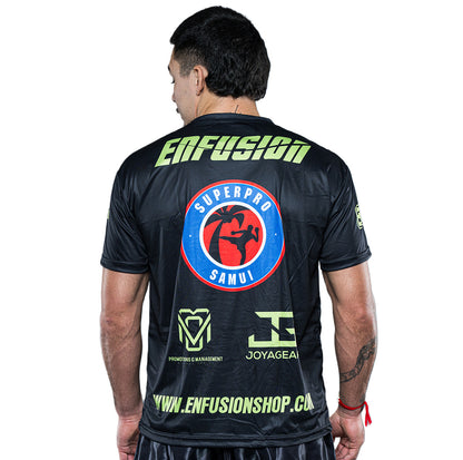 Enfusion T-shirt Groen/Zwart