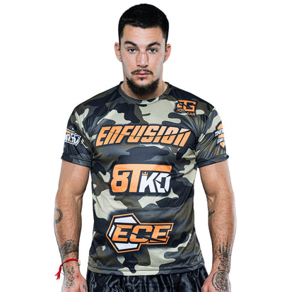 Enfusion T-shirt Groen Camo