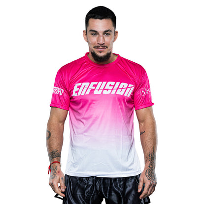 Enfusion T-shirt roze overloop
