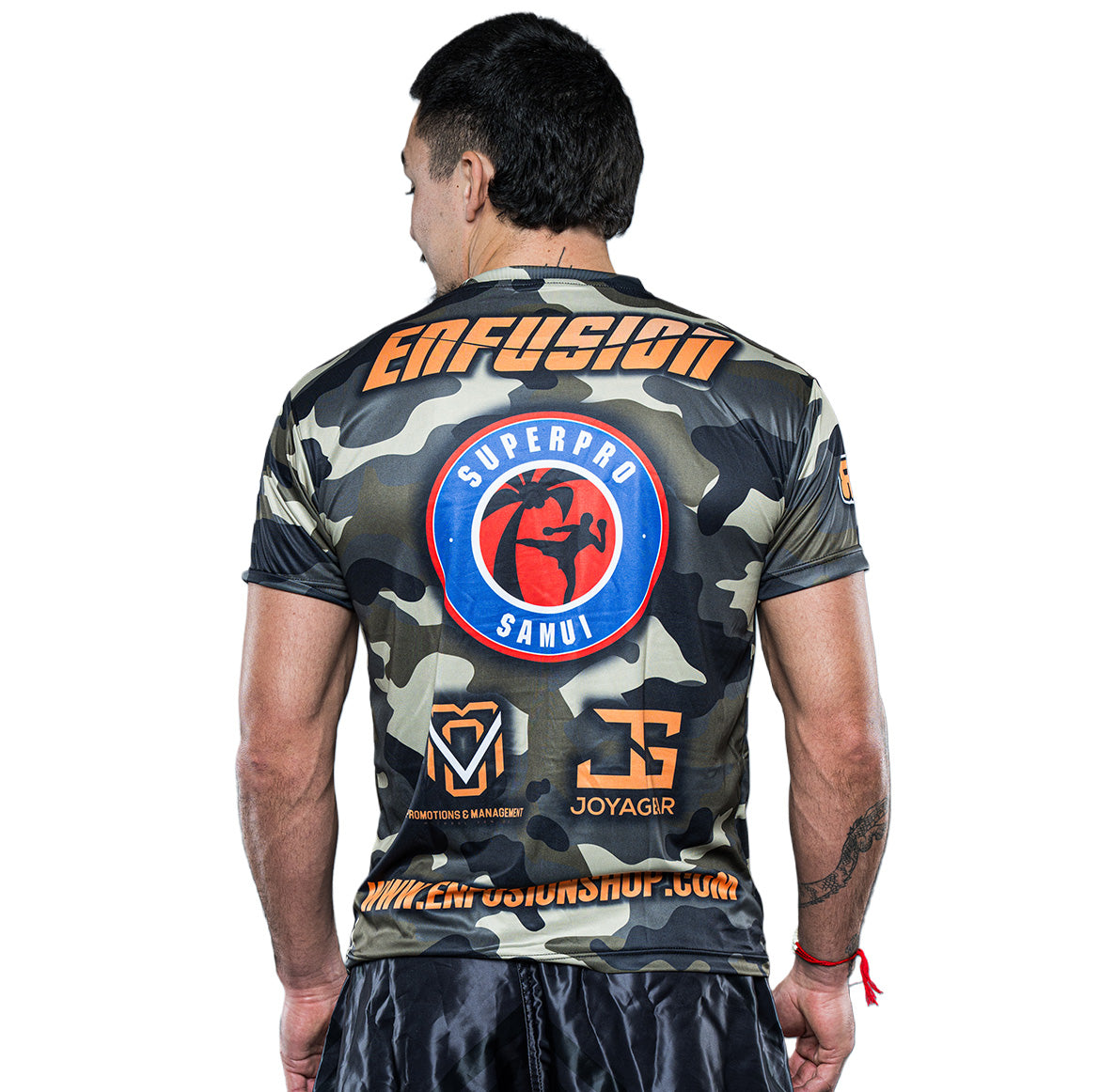 Enfusion T-shirt Groen Camo