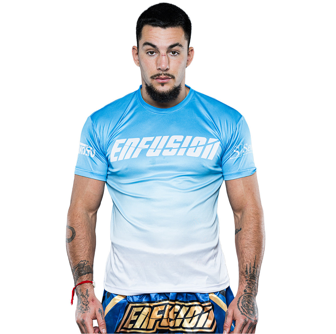 Enfusion T-shirt Blauw overloop